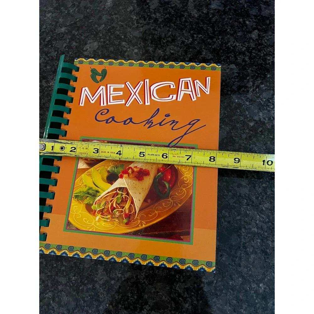 Mexican Cooking Spiral Bound Cookbook Recipes Chili Stew Tacos Fajitas‎ 2005